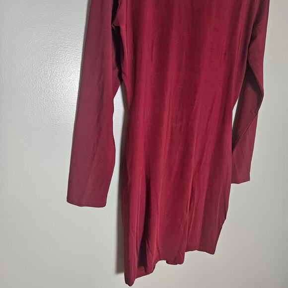 NWOT Long Sleeve Cutout BodyCon Mini Dress Sz Large - Picture 9 of 11